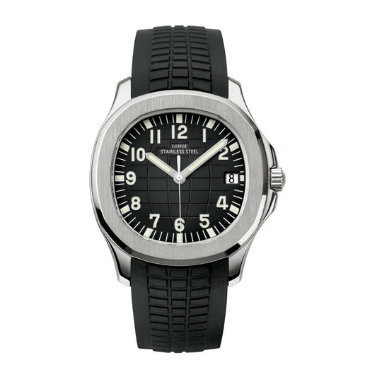 Men's Blue Rubber Sports Watch Fashion Luminous Quartz Watches