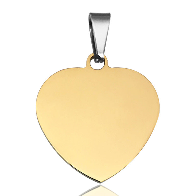 Heart Army Love Dog Tag Gift Pendants