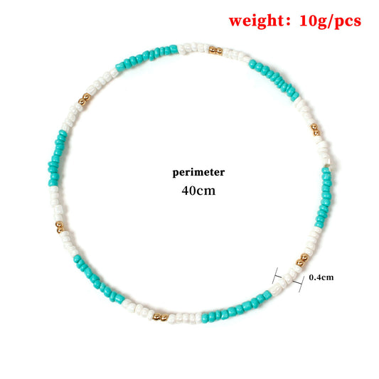 Women's Ornament Clavicle Chain Handmade Versatile Bead Necklaces