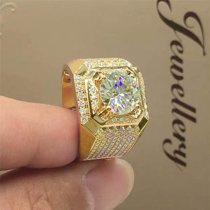 Affordable Luxury Style Diamond Square Creative Rings