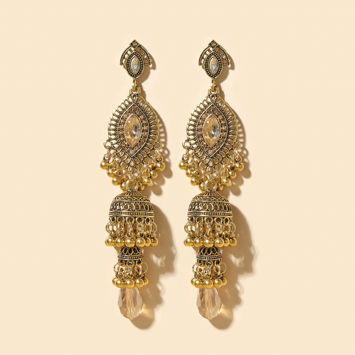 Fashion Ornament Indian Style Vintage Bell Earrings