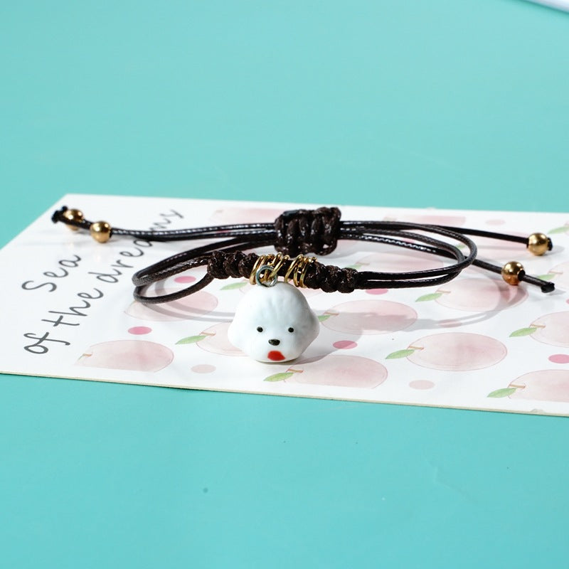 Simple Cartoon Bear Female Personalized Stall Bracelets