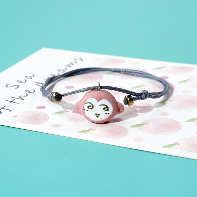 Simple Cartoon Bear Female Personalized Stall Bracelets