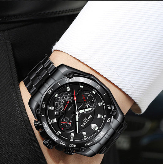 Men's Warrior Watch Automatic Multifunctional Transparent Bottom Mechanical Watches