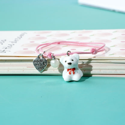 Simple Cartoon Bear Female Personalized Stall Bracelets