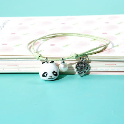 Simple Cartoon Bear Female Personalized Stall Bracelets