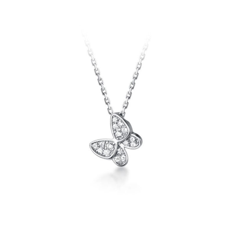 Butterfly Zircon Female Clavicle Chain Korean Necklaces