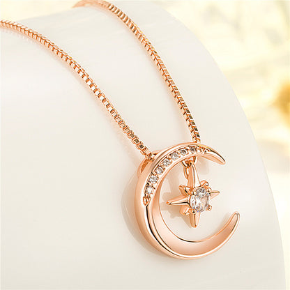 Unicorn Star Moon Guardian Light Luxury Pendants