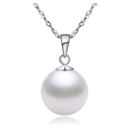 Women's Creative Shell Fashion Simple Pearl Short Clavicle Chain Pendants