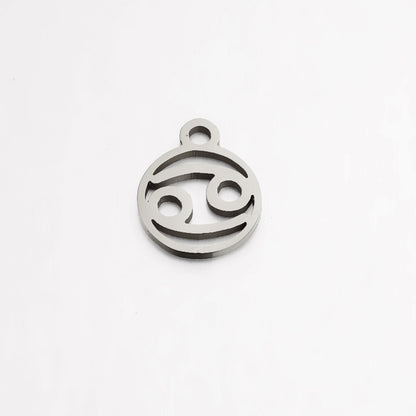 Stainless Steel Small Mirror Twee Constellations Pendants