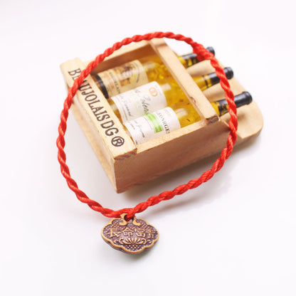 Gifts For Safety Lock Hand Woven Bracelets