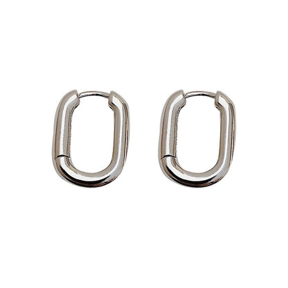 U-shaped Simple Ear Sier Needle Clip Earrings