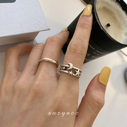Index Finger Female Trendy Cold Simple Rings