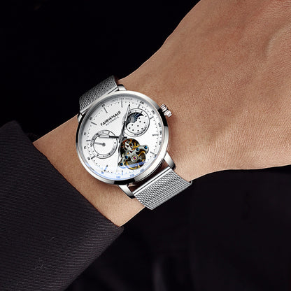 Graceful Trendy Watch Hollow Luxury Metal Mechanical Watches