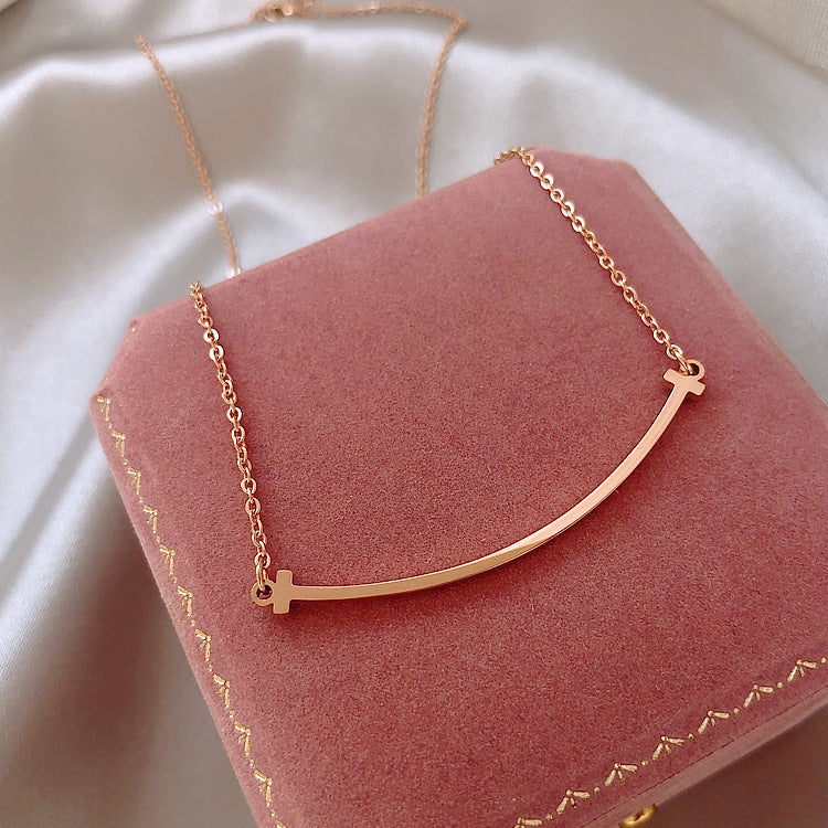 Female Niche Design Trendy Titanium Steel Necklaces