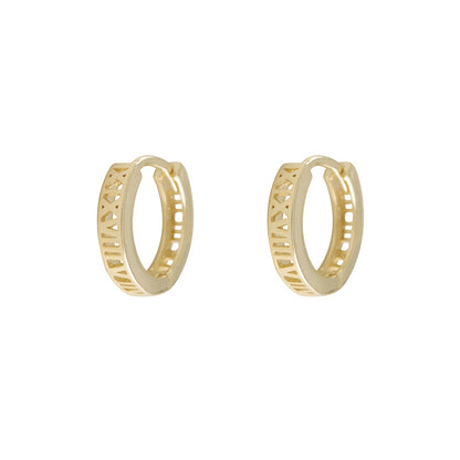 Women's Ear Clip Round Light Luxury Sense Rings