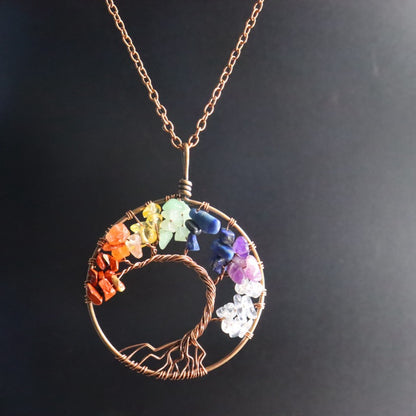 Gravel Handmade Winding Tree Of Life Pendants