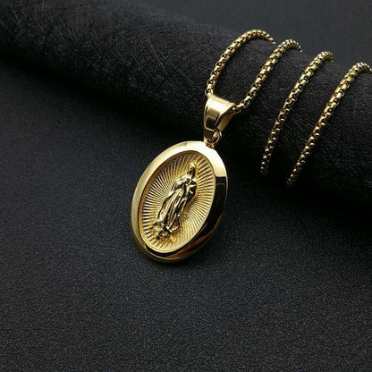 Titanium Steel Ornament Vacuum Gold Plated Pendants