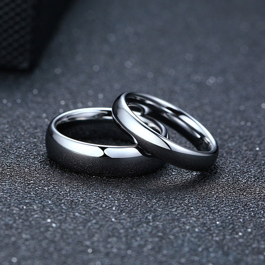 Water Ornament Tungsten Gold Fashion Korean Steel Rings