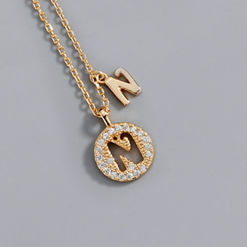 Light Luxury Ornament Style Special Interest Female Creative Letters Necklaces