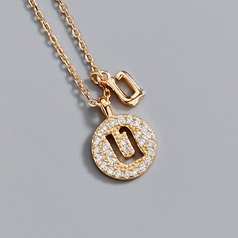 Light Luxury Ornament Style Special Interest Female Creative Letters Necklaces