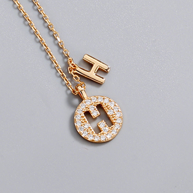 Light Luxury Ornament Style Special Interest Female Creative Letters Necklaces