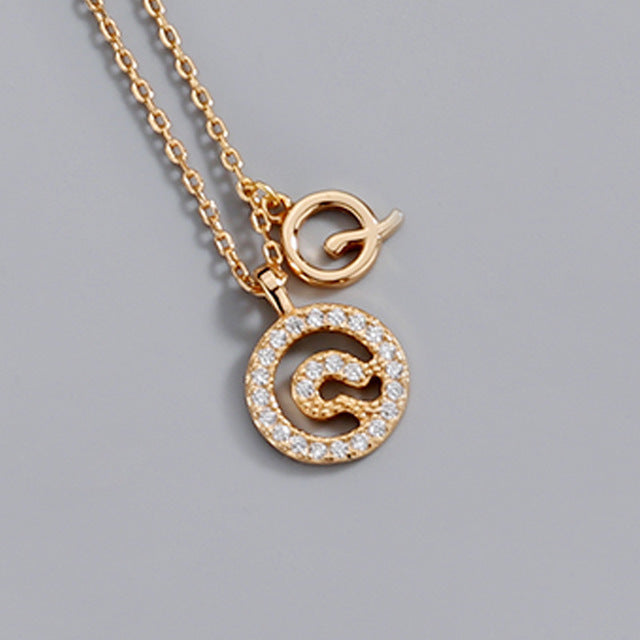 Light Luxury Ornament Style Special Interest Female Creative Letters Necklaces