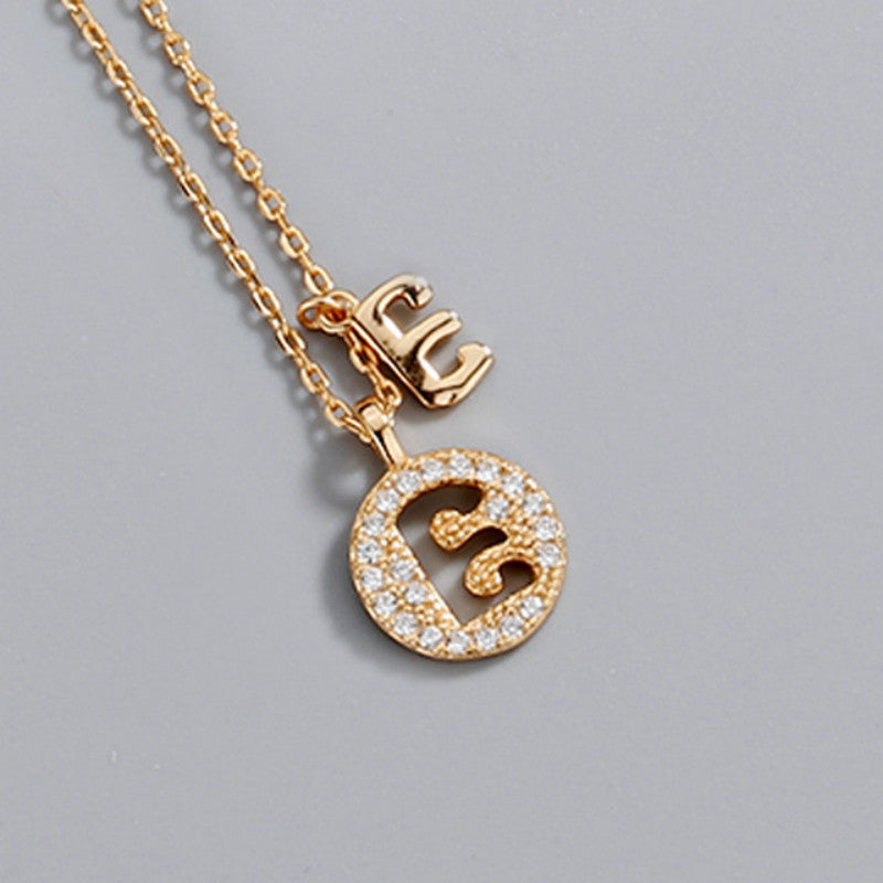 Light Luxury Ornament Style Special Interest Female Creative Letters Necklaces