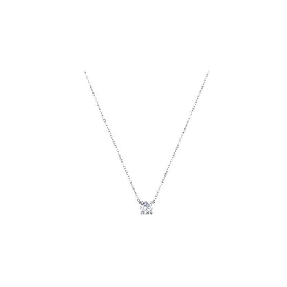 Sier Zircon Fashion Diamond Inlaid Clavicle Necklaces