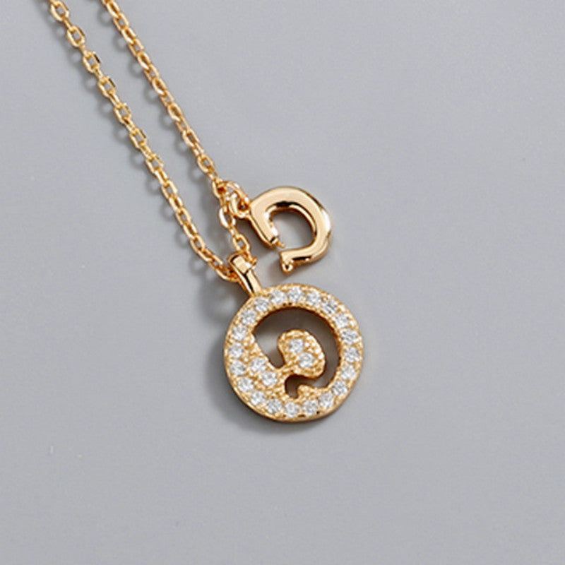 Light Luxury Ornament Style Special Interest Female Creative Letters Necklaces