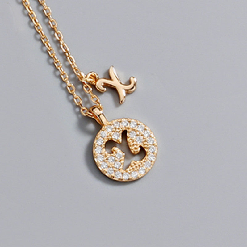 Light Luxury Ornament Style Special Interest Female Creative Letters Necklaces