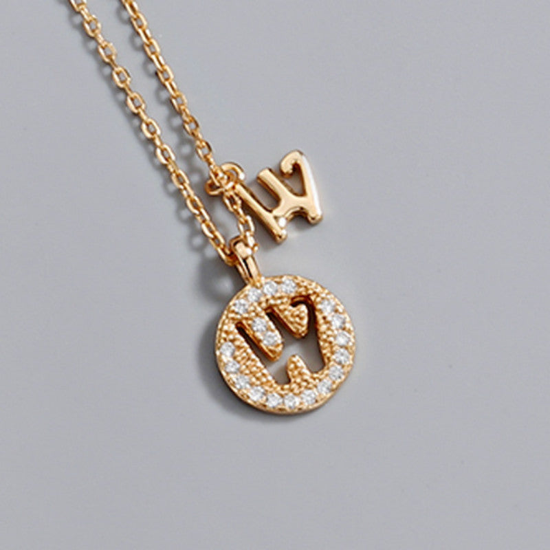 Light Luxury Ornament Style Special Interest Female Creative Letters Necklaces