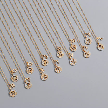 Light Luxury Ornament Style Special Interest Female Creative Letters Necklaces