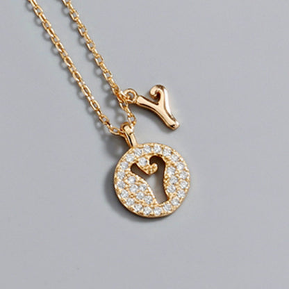 Light Luxury Ornament Style Special Interest Female Creative Letters Necklaces