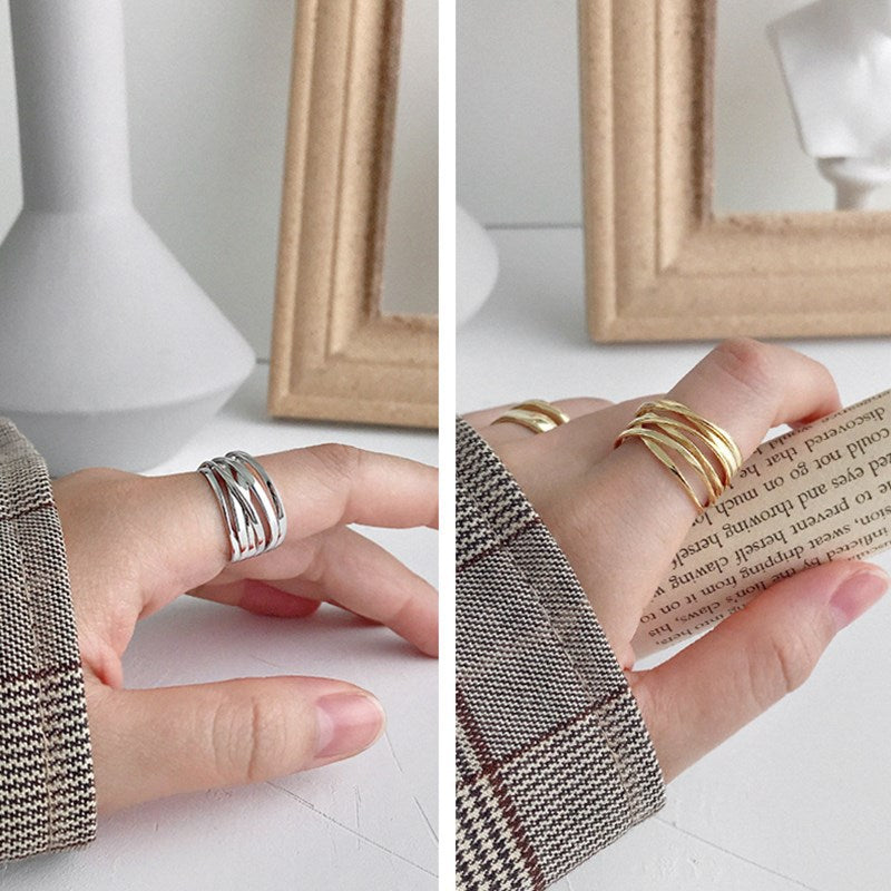 For Braiding Minimalism Personality Design Woven Rings