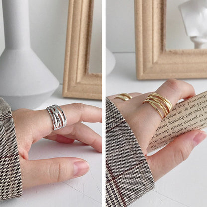 For Braiding Minimalism Personality Design Woven Rings