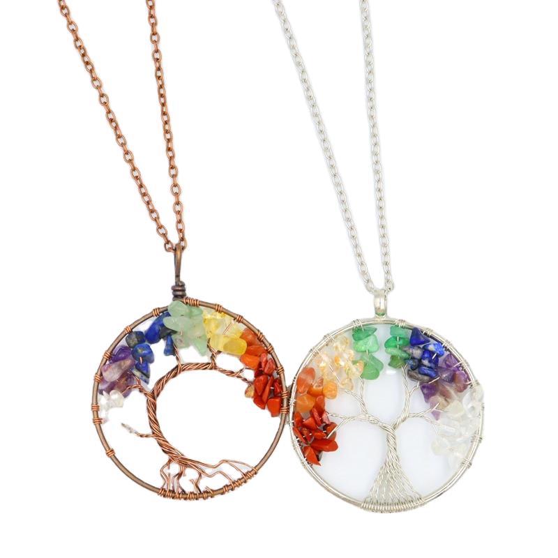 Gravel Handmade Winding Tree Of Life Pendants