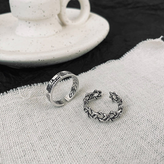 Women's Vintage Open Fashion Personalized Hip Hop Disco Rings