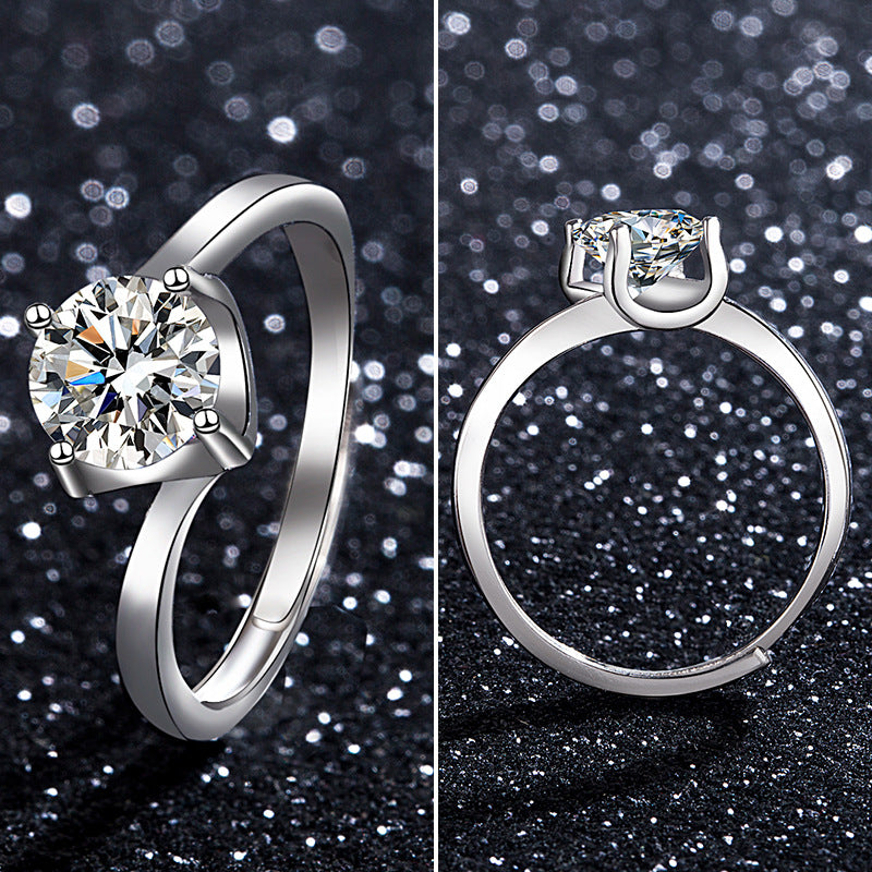 Beautiful Moissanite Live Streaming On Karat Rings