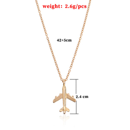 Men's Cool Romantic Creative Alloy Aircraft Necklaces