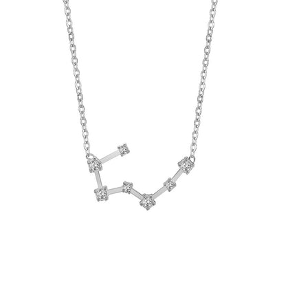 Twee Constellation Diamond Stainless Steel Clavicle Necklaces