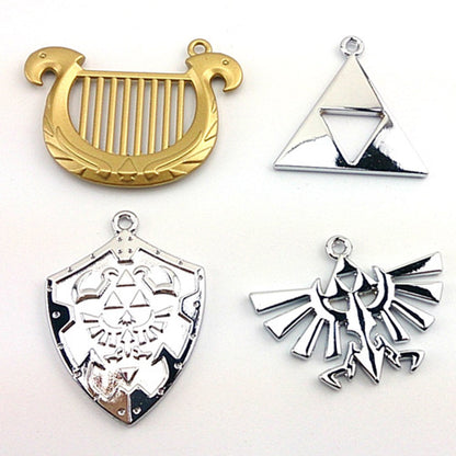 Zelda Legend Bronze Logo Link Chic Eye Necklaces