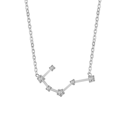 Twee Constellation Diamond Stainless Steel Clavicle Necklaces