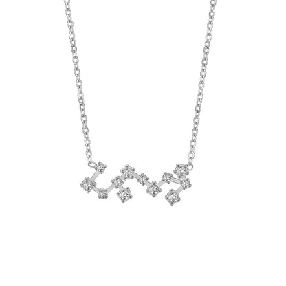 Twee Constellation Diamond Stainless Steel Clavicle Necklaces