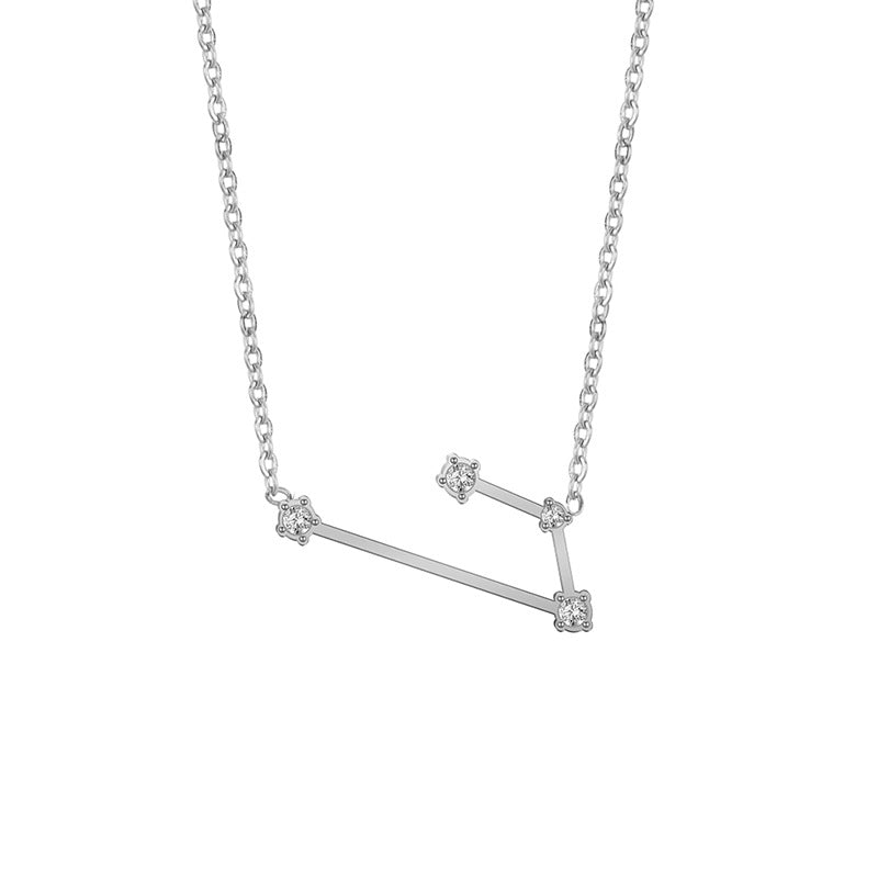 Twee Constellation Diamond Stainless Steel Clavicle Necklaces