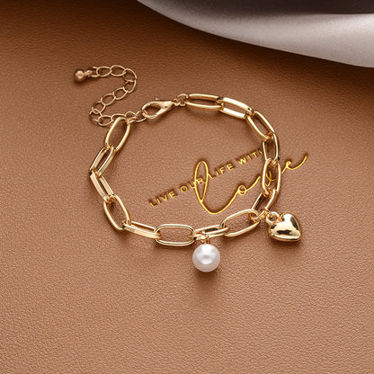 Style Pearl Niche Butterfly Cat Eye Bracelets