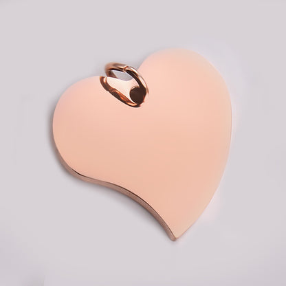 Stainless Steel Mirror Polished Crooked Peach Pendants