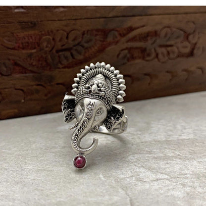 Women's & Men's Creative Style Retro Ethnic Exaggerated Elephant Rings