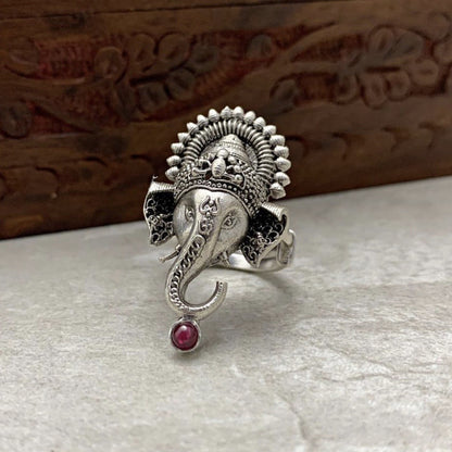 Women's & Men's Creative Style Retro Ethnic Exaggerated Elephant Rings