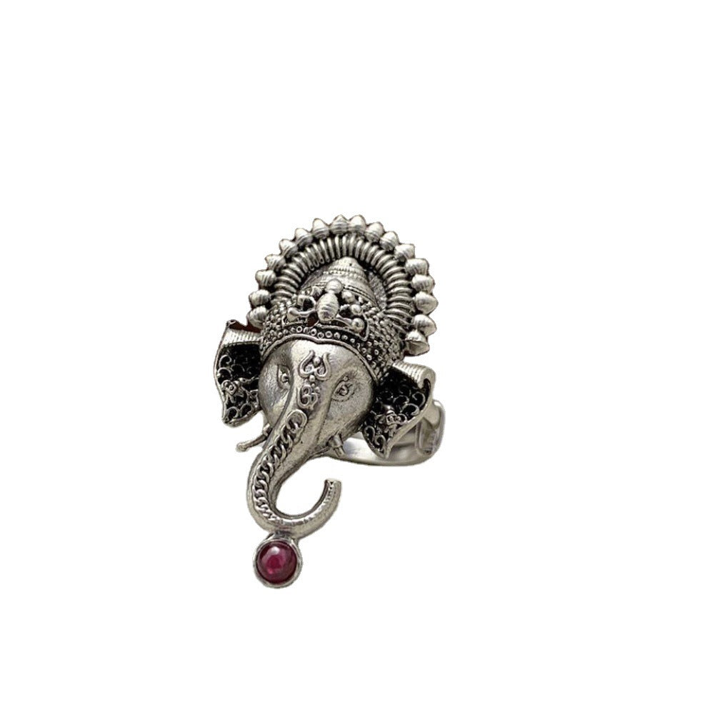 Women's & Men's Creative Style Retro Ethnic Exaggerated Elephant Rings